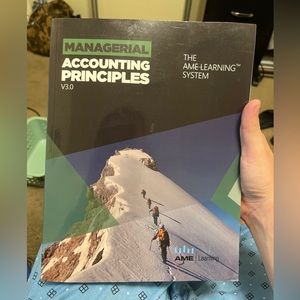 Managerial Accounting Principles - 3rd edition